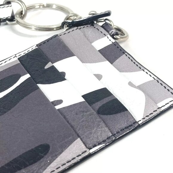 BALENCIAGA Wallet camouflage Card Holder Fragment Case coin purse - Picture 13 of 14